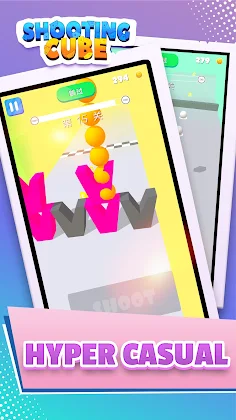 Shooting Cube - Parkour Ball - Screenshot 1