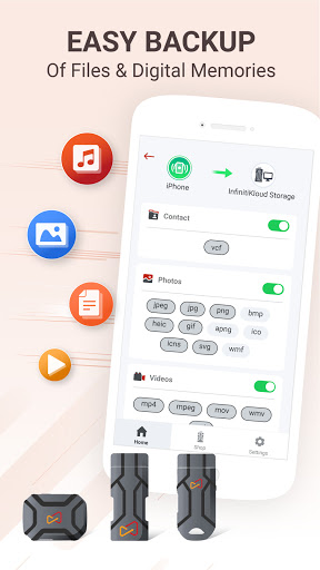 Screenshot of InfinitiKloud - Backup & Resto