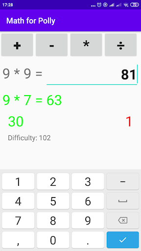 Math for Polly Screen 3