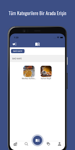 Android application SAÜ KAFE GÖTÜR screenshort