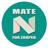 Mate Nougat for ZOOPER icon