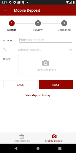 Titan Federal Credit Union Screen 3