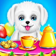 Puppy Surprise Tea Party - Pet Party Game
