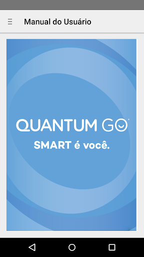 Android application Manual do Usuário - Quantum screenshort
