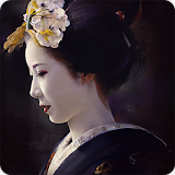 Japanese Geisha Girl Wallpaper icon