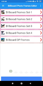 Captura de Pantalla 4 Billboard Photo Frames Editor: android