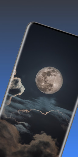 Android application moon wallpaper screenshort