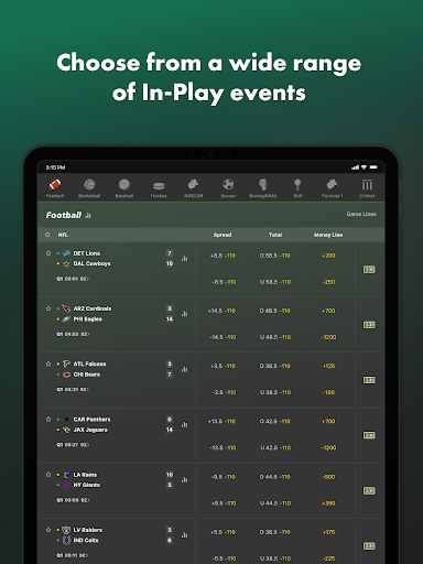 bet365 Sportsbook 12