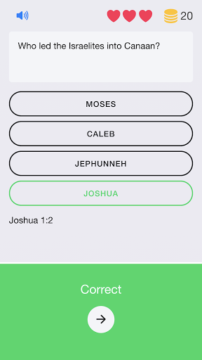 Bible Trivia Quiz Screen 2