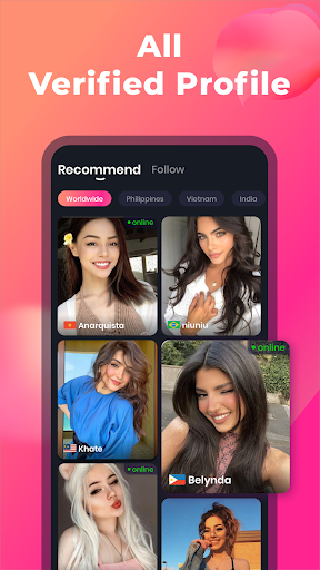 Android application Chattoo-live video chat now screenshort