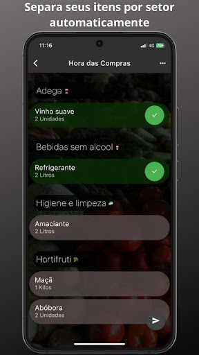 Sua Lista de Compras Screen 2