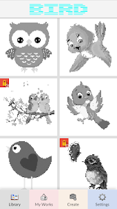 Bird Pixel Art