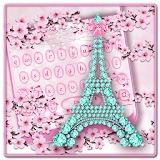 Dreamy Eiffel Tower Keyboard Theme icon
