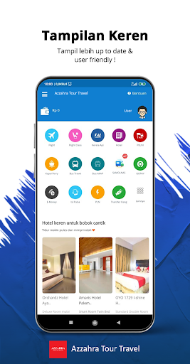 Android application Azzahra Tour Travel screenshort