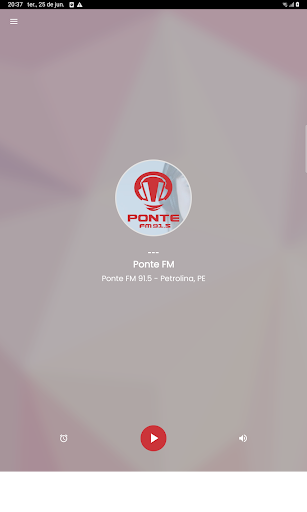 Android application Ponte FM 91,5 - Petrolina PE screenshort