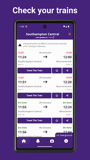 Trainly - Stay on Track Screen 2