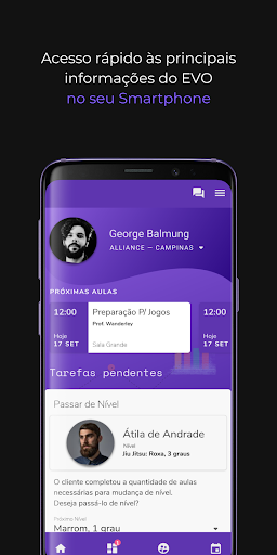 Android application EVO App screenshort