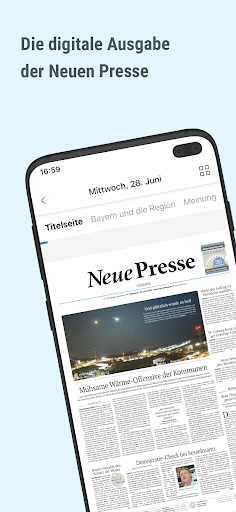 Android application Neue Presse Coburg E-Paper screenshort