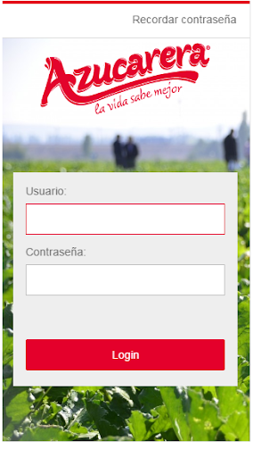 Android application Azucarera Agrícola screenshort