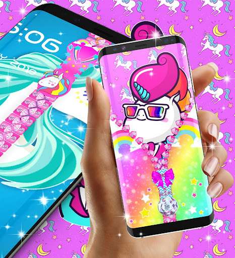 Unicorn zipper lock screen Screen 3
