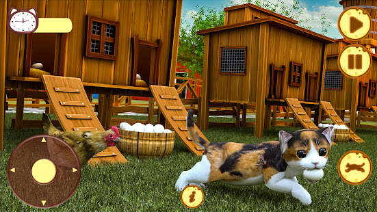 Cute Cat Simulator Games u2013 Family Pet Kitten 1.0.3 APK screenshots 2