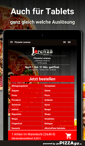 Captura de Pantalla 8 Pizzeria Lorenza Leipzig android