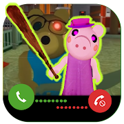 Call piggy chat: Scary Piggy Granny Fake call‏