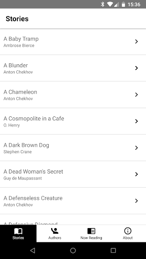 160 Great Short Stories Screen 2