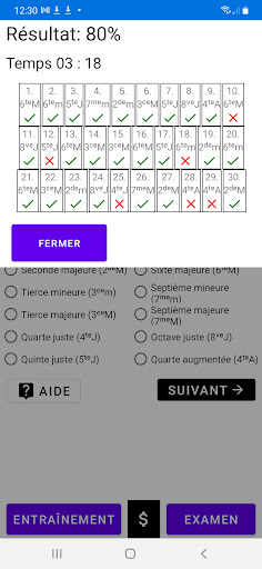 Musique - intervalles Screen 3