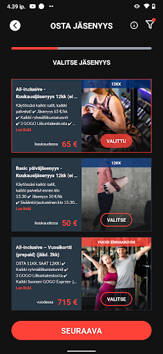 GOGO Liikuntakeskus Screenshot 3 - AppWisp.com
