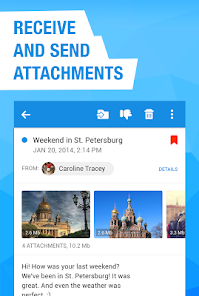 Captura de Pantalla 4 Mail.Ru for UA – Email applica android