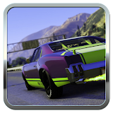 Uphill Muscle Car Real Drift Highway Racer 3D Game icon