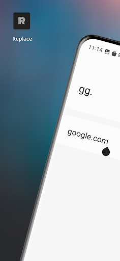 Android application Text Replace screenshort