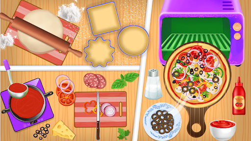 Android application Pizza Maker -Kids Cooking Game screenshort