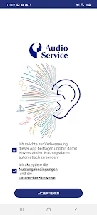 Audio Service App - zur Steuer
