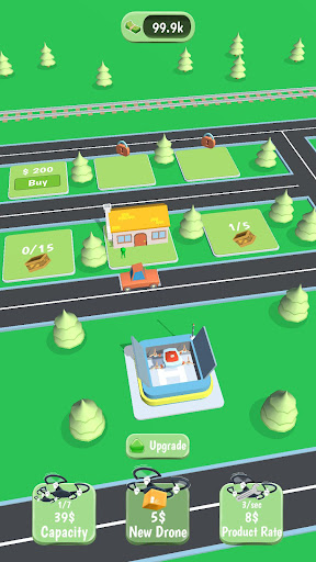 Android application Idle Drones Delivery screenshort