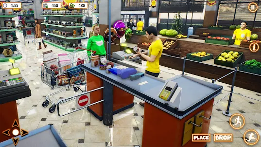 Grocery Store Cashier Game