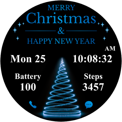 AZ271 Christmas Gold Watch screenshot 23