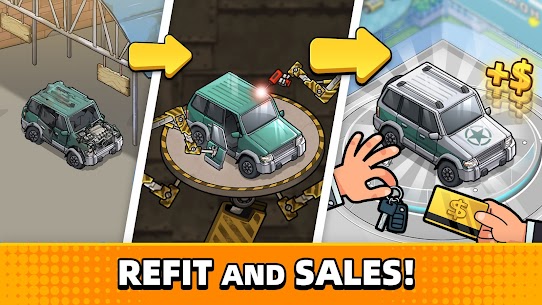 Used Car Tycoon Game 22.15 APK MOD (Lots of banknotes, diamonds, VIP) 1