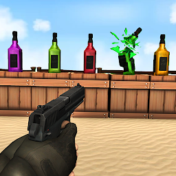 「Knock Bottles Down Gun Games」圖示圖片