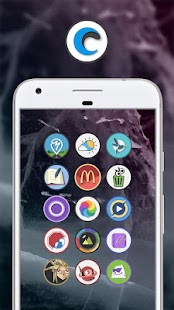 Circly - Round Icon Pack Captura de pantalla