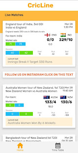 Cricline Exchange - Live Cricket Scores 4.1 APK screenshots 2