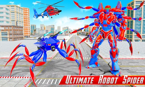 Spider Robot Car Game Apk Robot Transforming Games app mod 1