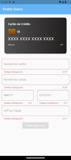 Android application Credit Card Detector screenshort