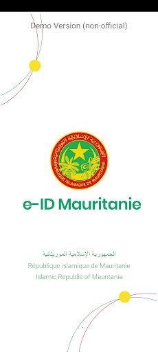 Android application Mauritania e-ID screenshort