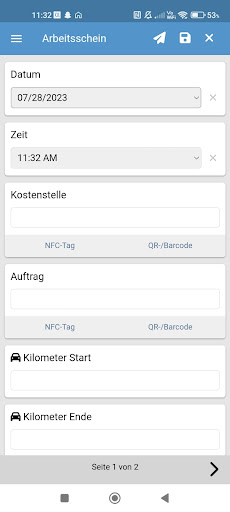 MobileTimer3 Screen 2