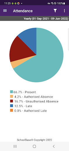 SchoolBase Parent Screen 3