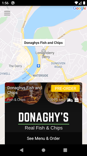 Donaghys Fish and Chips Screen 2