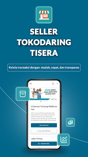 Android application Seller Toko Daring Tisera screenshort