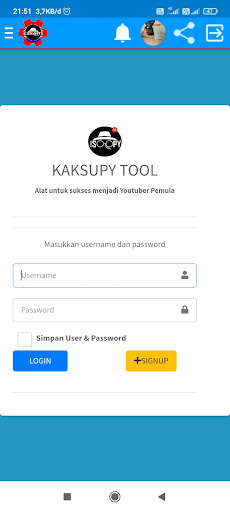 Tools Jamtayang dan Subscribe Screen 2